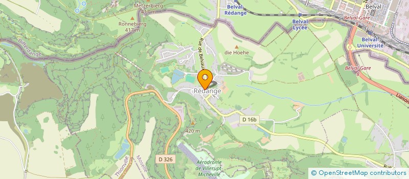 localisation de l'entreprise MONSIEUR JORDAN RICCI  REDANGE