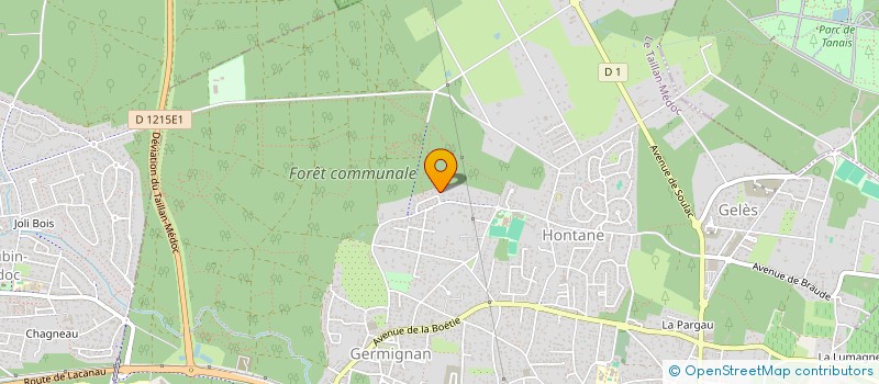 localisation de l'entreprise MONSIEUR JORDAN RIVIERE  LE TAILLAN-MEDOC