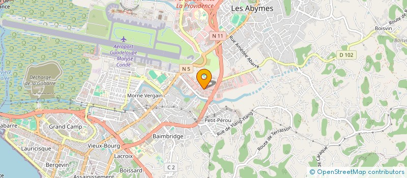 localisation de l'entreprise MONSIEUR JORDAN RIZZI  LES ABYMES