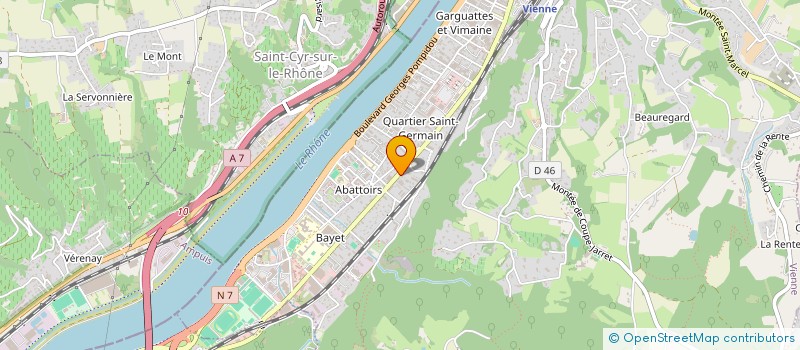 localisation de l'entreprise MONSIEUR JORDAN ROBERT à VIENNE