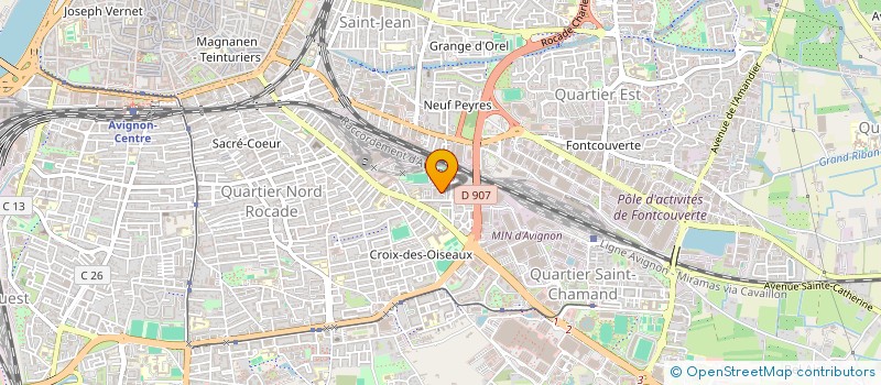 localisation de l'entreprise MONSIEUR JORDAN ROBION  AVIGNON