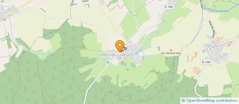 localisation de l'entreprise MONSIEUR JORDAN RODRIGUES DA CRUZ  VILLERS-LES-LUXEUIL