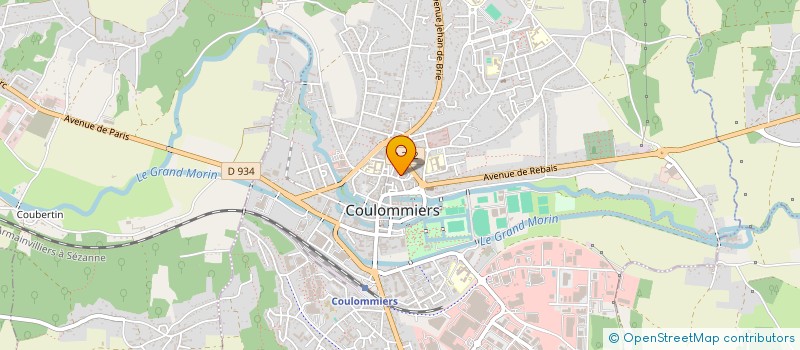 localisation de l'entreprise MONSIEUR JORDAN ROGER  COULOMMIERS