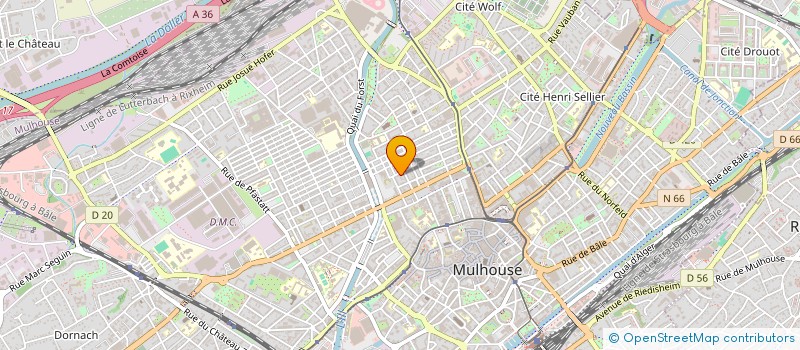 localisation de l'entreprise MONSIEUR JORDAN ROGOWSKI  WITTELSHEIM