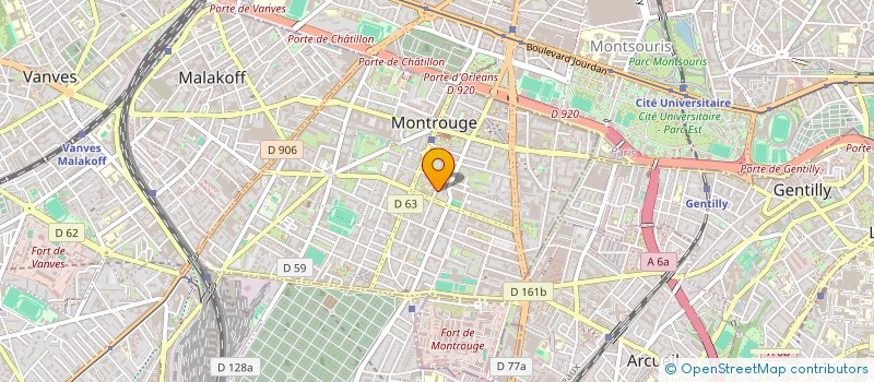 localisation de l'entreprise MONSIEUR JORDAN ROMANOS  MONTROUGE