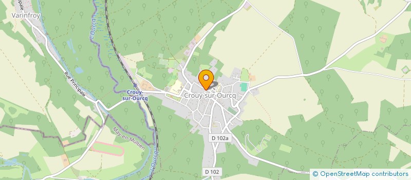 localisation de l'entreprise MONSIEUR JORDAN RUDEAUX  CROUY-SUR-OURCQ