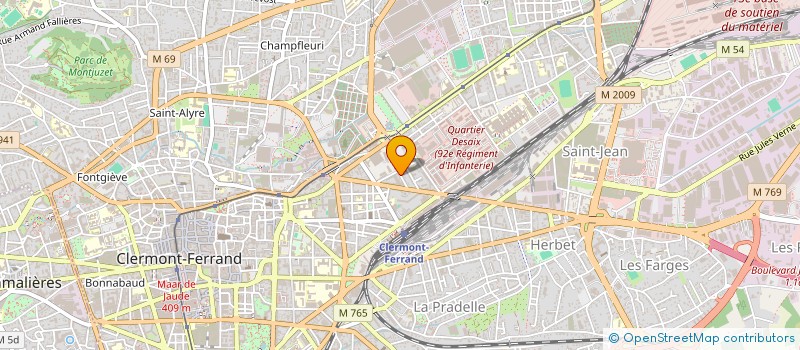 localisation de l'entreprise MONSIEUR JORDAN SAINE à CLERMONT-FERRAND