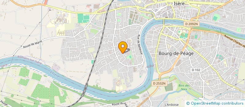 localisation de l'entreprise MONSIEUR JORDAN SALINGUE à ROMANS-SUR-ISERE