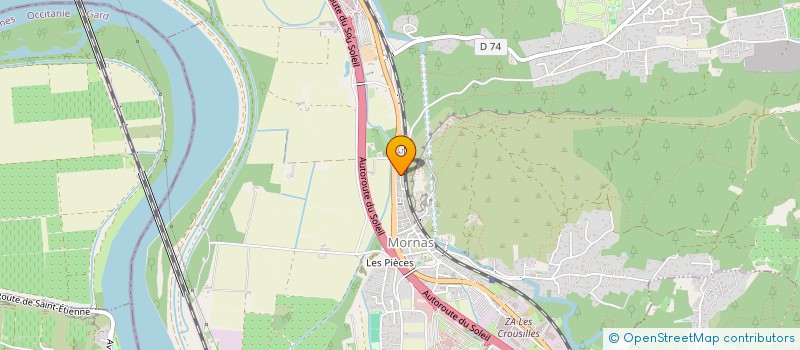 localisation de l'entreprise MONSIEUR JORDAN SANTA-CRUZ  MORNAS