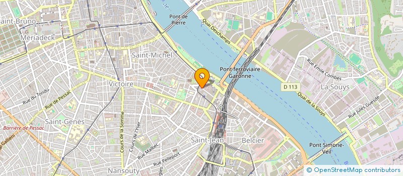 localisation de l'entreprise MONSIEUR JORDAN SILVA à BORDEAUX