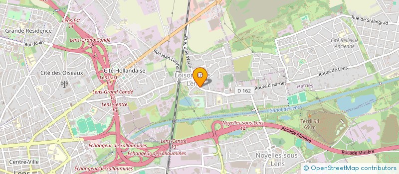 localisation de l'entreprise MONSIEUR JORDAN SIMOES NUNES  LOISON-SOUS-LENS