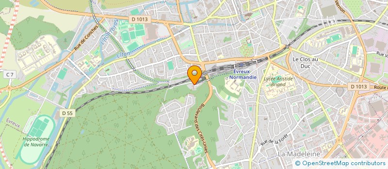 localisation de l'entreprise MONSIEUR JORDAN SIMON  EVREUX