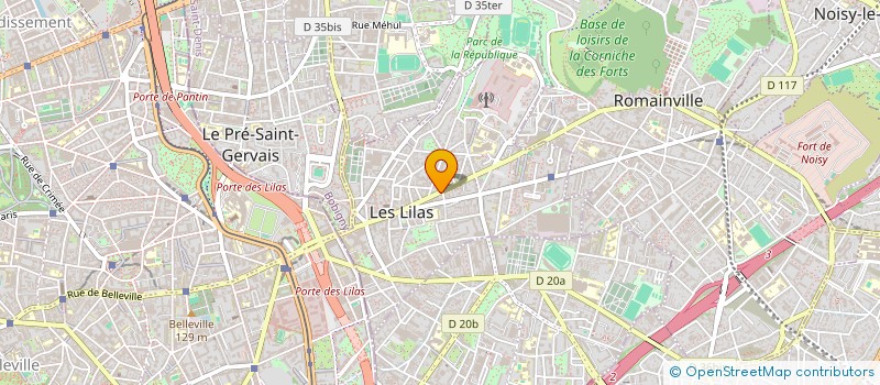 localisation de l'entreprise MONSIEUR JORDAN SITBON à LES LILAS