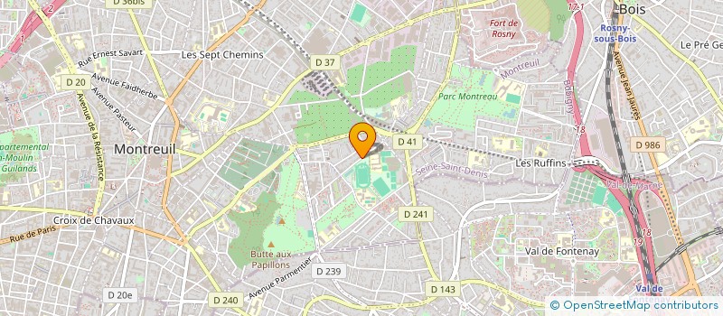 localisation de l'entreprise MONSIEUR JORDAN SMITH à MONTREUIL