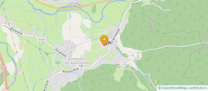 localisation de l'entreprise MONSIEUR JORDAN SOCHA  DOMMARTIN-LES-REMIREMONT