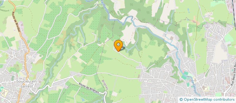 localisation de l'entreprise MONSIEUR JORDAN SOLY  BRIGNAIS