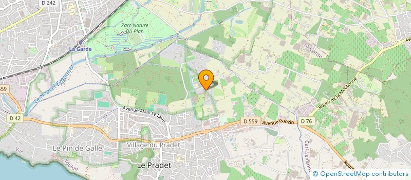 localisation de l'entreprise MONSIEUR JORDAN SOMON  LE PRADET