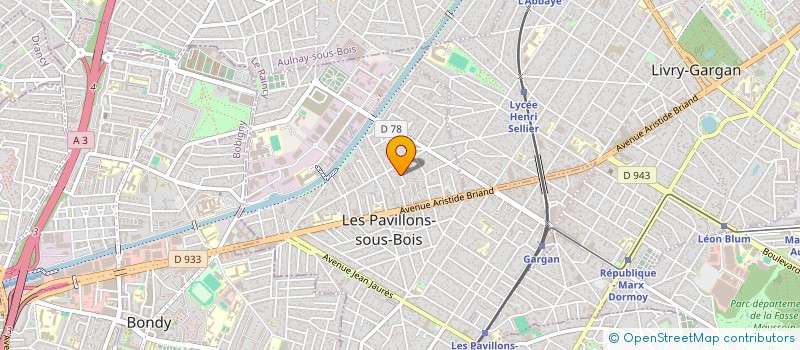 localisation de l'entreprise MONSIEUR JORDAN TAHAR  LES PAVILLONS-SOUS-BOIS