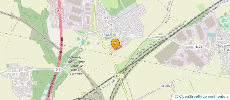 localisation de l'entreprise MONSIEUR JORDAN TANASI  VEMARS