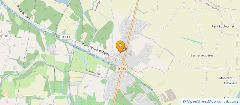 localisation de l'entreprise MONSIEUR JORDAN TASSERIT  MARMANDE