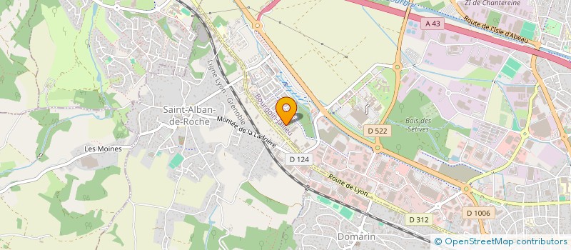 localisation de l'entreprise MONSIEUR JORDAN TEDESCO  BOURGOIN-JALLIEU