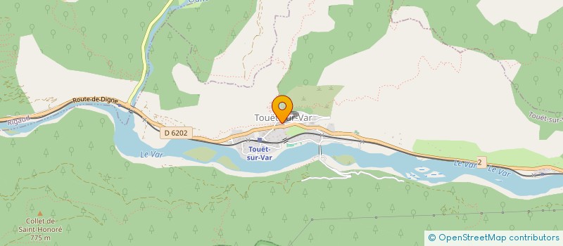 localisation de l'entreprise MONSIEUR JORDAN TEDESCO  TOUET-SUR-VAR