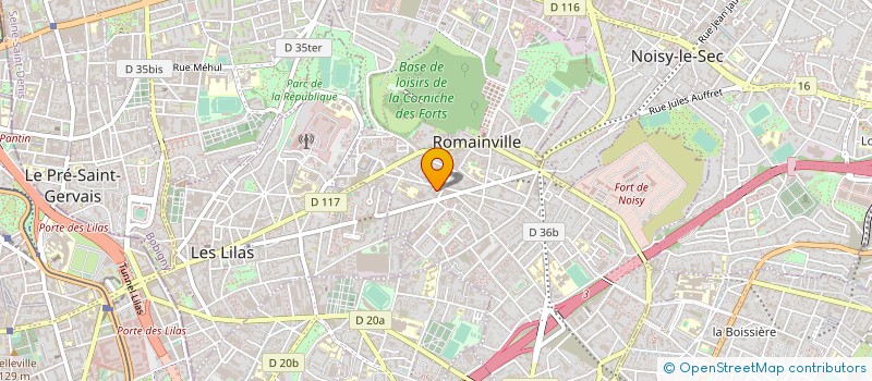 localisation de l'entreprise MONSIEUR JORDAN TOLEDANO  ROMAINVILLE