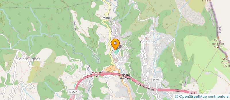 localisation de l'entreprise MONSIEUR JORDAN TOMASONI  MENTON