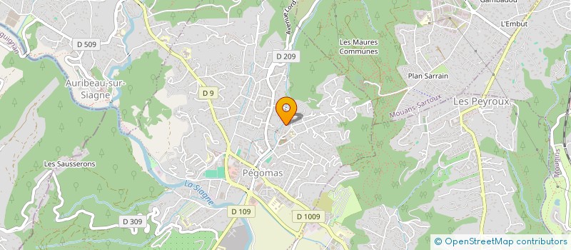 localisation de l'entreprise MONSIEUR JORDAN TRISCORNIA  PEGOMAS