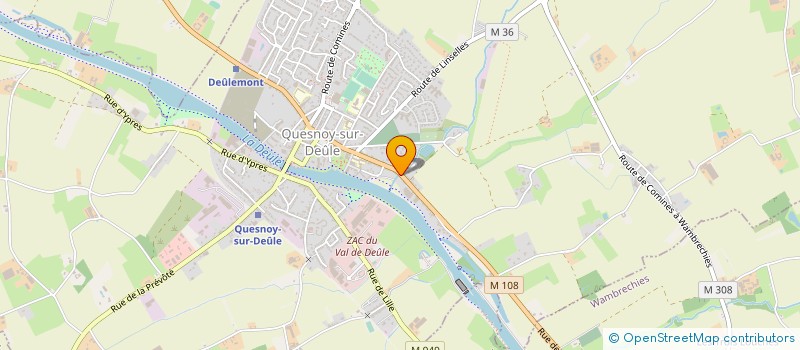 localisation de l'entreprise MONSIEUR JORDAN USAL à QUESNOY-SUR-DEULE