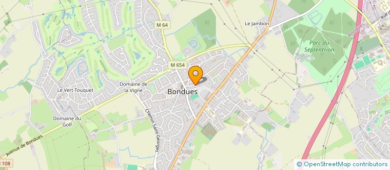 localisation de l'entreprise MONSIEUR JORDAN VALENTE  BONDUES