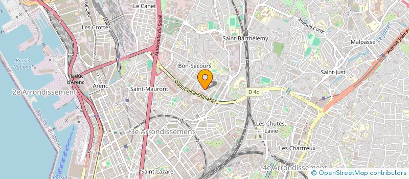 localisation de l'entreprise MONSIEUR JORDAN VALLEE  MARSEILLE