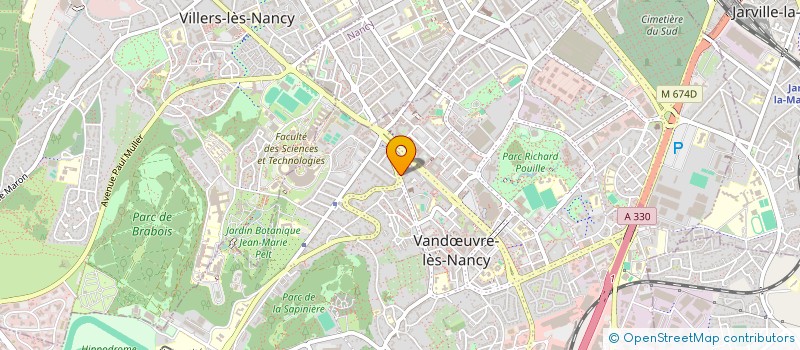 localisation de l'entreprise MONSIEUR JORDAN VARSOVIE  VANDUVRE-LES-NANCY