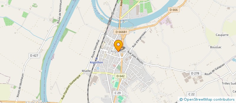 localisation de l'entreprise MONSIEUR JORDAN VASSEUR  AIGUILLON