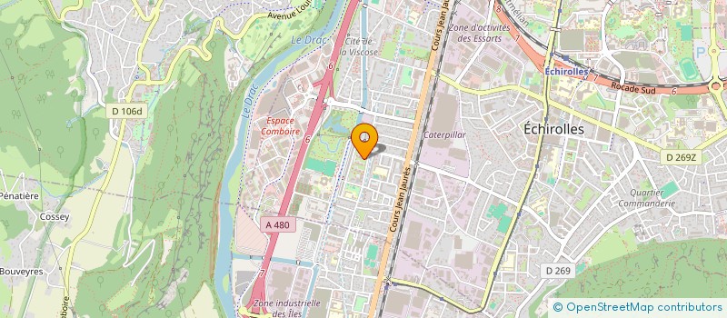 localisation de l'entreprise MONSIEUR JORDAN VERARDI  ECHIROLLES