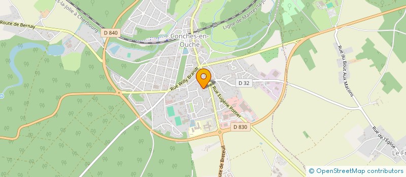 localisation de l'entreprise MONSIEUR JORDAN VERBRUGGHE  CONCHES-EN-OUCHE