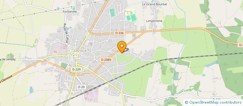 localisation de l'entreprise MONSIEUR JORDAN VEYSSIERE  LEZOUX