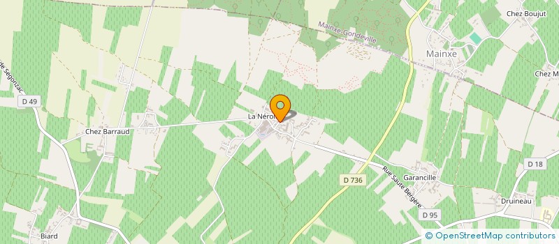 localisation de l'entreprise MONSIEUR JORDAN VIGNAUD à SEGONZAC