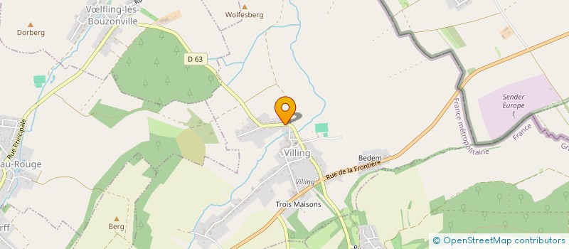 localisation de l'entreprise MONSIEUR JORDAN WEICZEK  VILLING