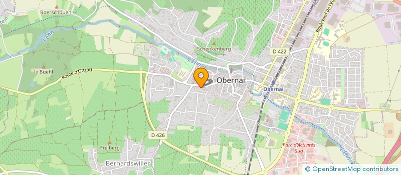 localisation de l'entreprise MONSIEUR JORDAN WEREY  OBERNAI