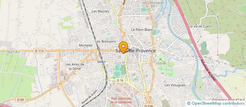 localisation de l'entreprise MONSIEUR JORDAN WROBEL  SALON-DE-PROVENCE