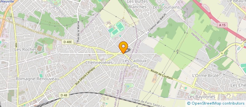 localisation de l'entreprise MONSIEUR JORDAN YUNG  CONFLANS-SAINTE-HONORINE