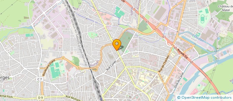 localisation de l'entreprise MONSIEUR JORDAN ZARDO  ROANNE