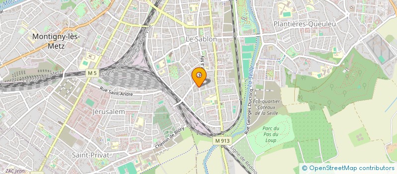 localisation de l'entreprise MONSIEUR JORDAN ZIEGLER  METZ