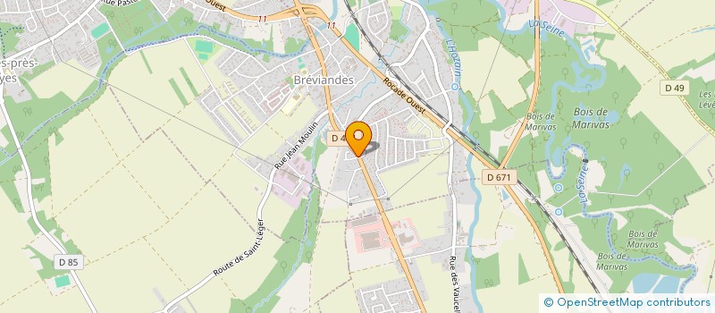 localisation de l'entreprise MONSIEUR JORDANE BLAQUE  BREVIANDES