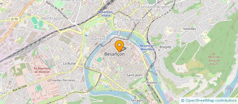 localisation de l'entreprise MONSIEUR JORDANE BRACCO  BESANCON