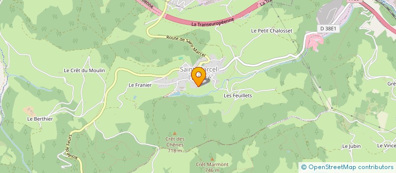 localisation de l'entreprise MONSIEUR JORDANE CABOUX  SAINT MARCEL L'ECLAIRE