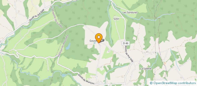 localisation de l'entreprise MONSIEUR JORDANE DEVIDAL  BELLEGARDE-POUSSIEU