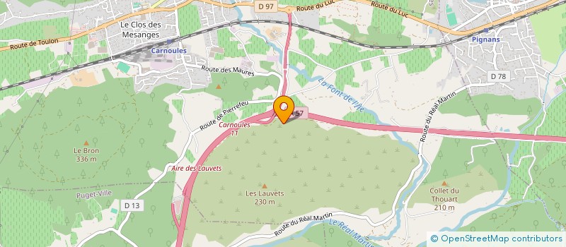 localisation de l'entreprise MONSIEUR JORDANE FULCRAND  CARNOULES