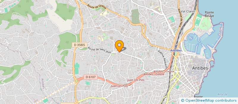 localisation de l'entreprise MONSIEUR JORDANE GROS à ANTIBES